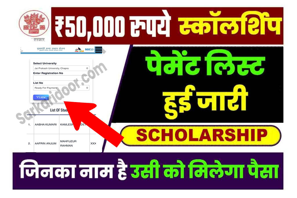 Bihar Graduation scholarship 50000 online apply 2024 स्नातक पास ₹50000